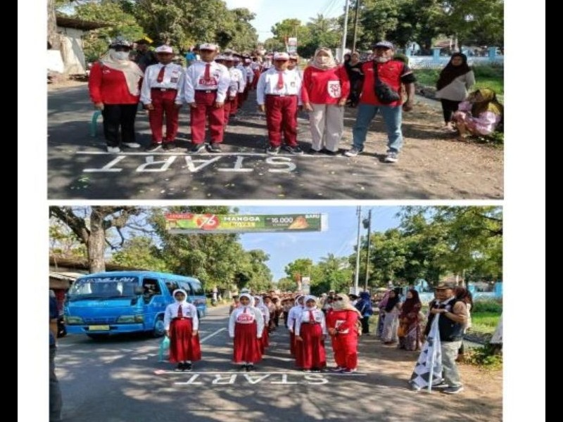 Lomba Gerak Jalan dalam rangka peringatan HUT RI ke 80