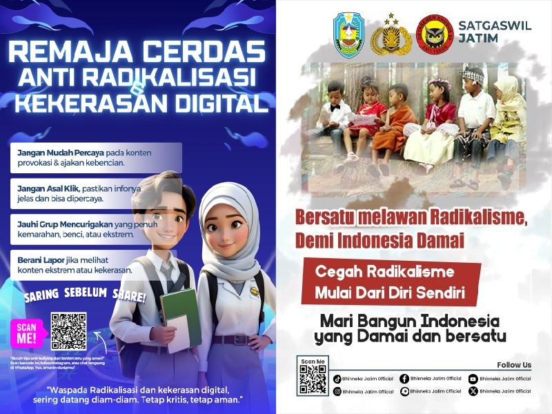 Remaja Cerdas di Era Digital: Sinergi Visi Sekolah dan Pencegahan Radikalisasi & Kekerasan Daring