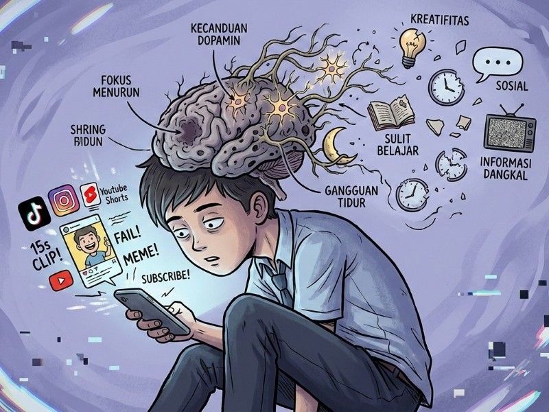 Waspada Fenomena "Brain Rot": Saat Hiburan Digital Mulai Mengikis Fokus Kita